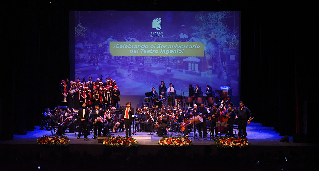 Teatro Ingenio celebra su tercer aniversario con concierto navideño de la OSCIJMO